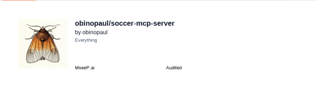 Soccer MCP Server